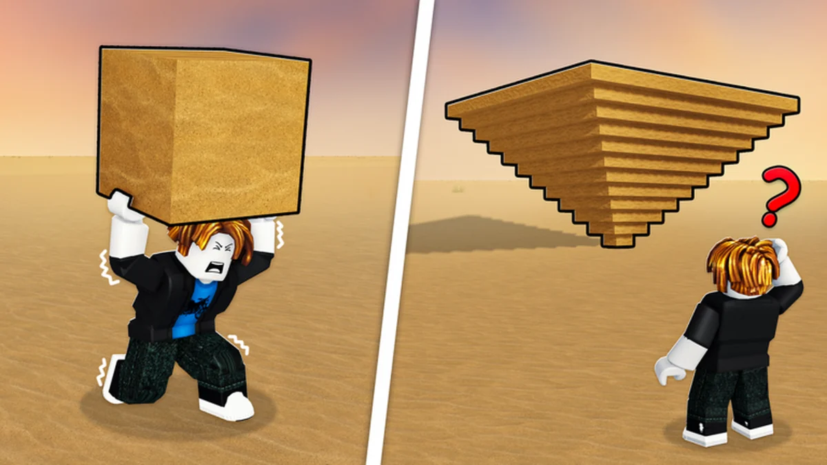 Official Build the Pyramid! artwork behind the pyramids call to action